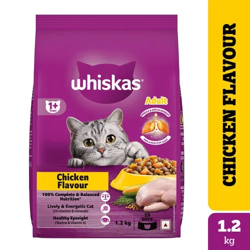 Whiskas Chicken Cat Adult Dry Food view 1