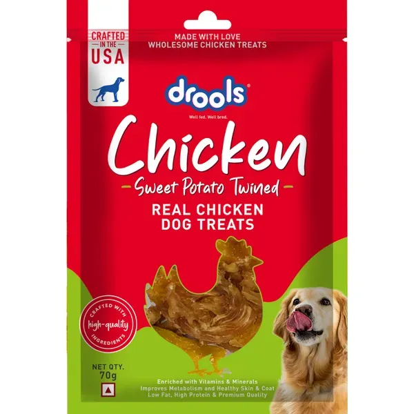 Drools Sweet Potato Twined Dog Treats view 1