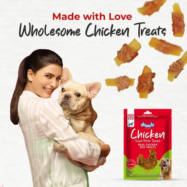 Drools Sweet Potato Twined Dog Treats view 3