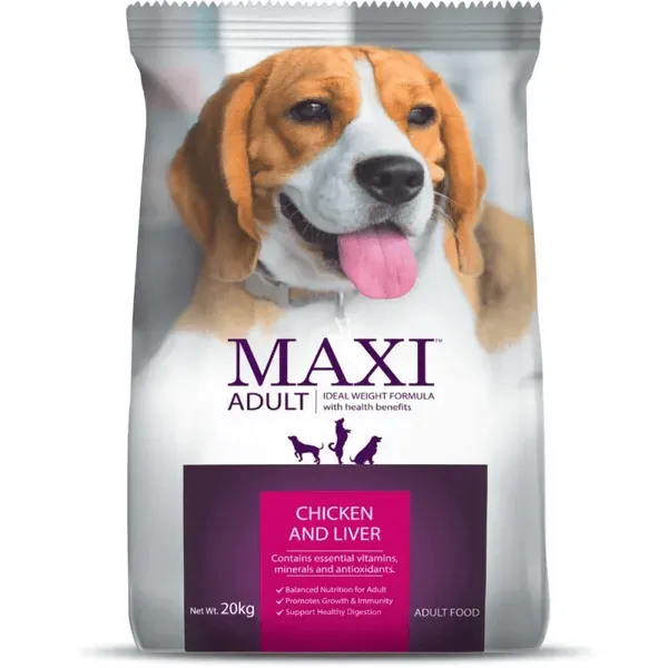 Maxi Adult Chicken Liver Dog Dry Food view 4