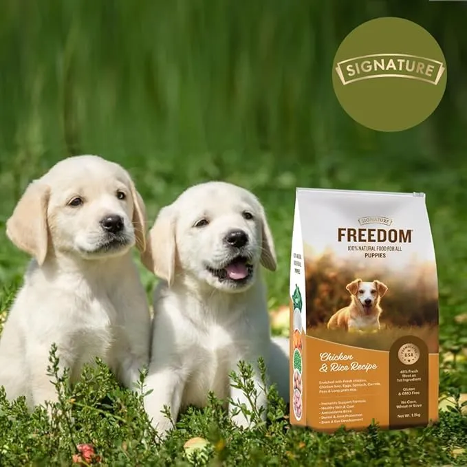 Signature Freedom Puppy Chicken Rice Dog Dry Food view 2