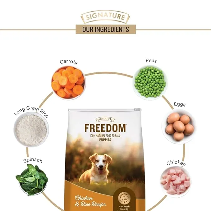 Signature Freedom Puppy Chicken Rice Dog Dry Food view 3