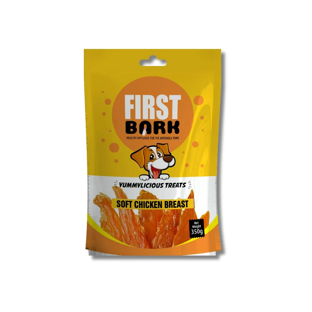 First Bark Chicken Breast Adult Puppy Dog Treats