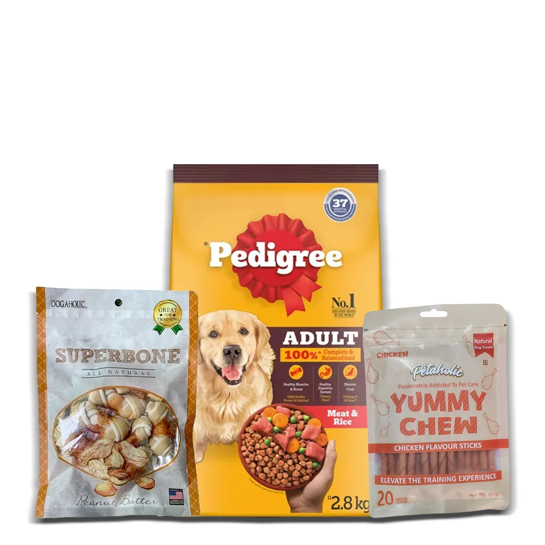 Pedigree Adult Meat Rice Dog Treats view 1