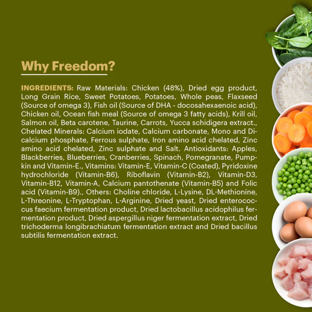 Signature Freedom Adult Chicken Rice Dog Dry Food view 2