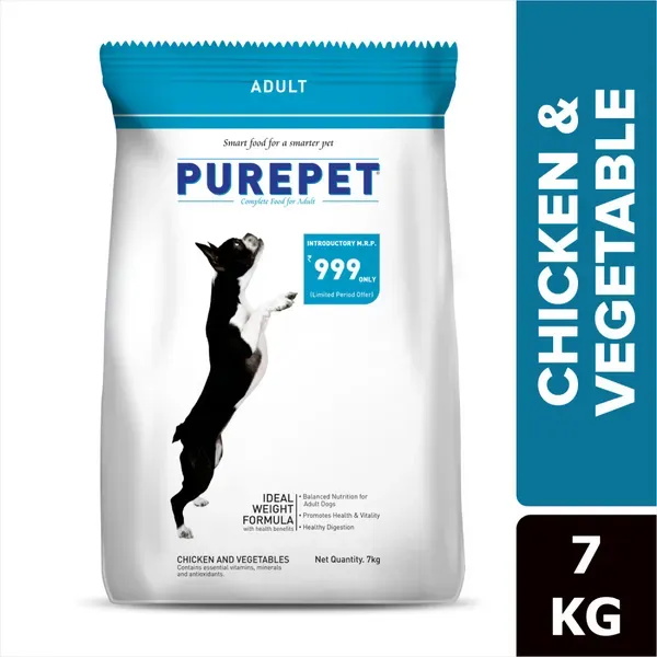 Purepet Chicken Vegetable Adult Dog Dry Food view 1