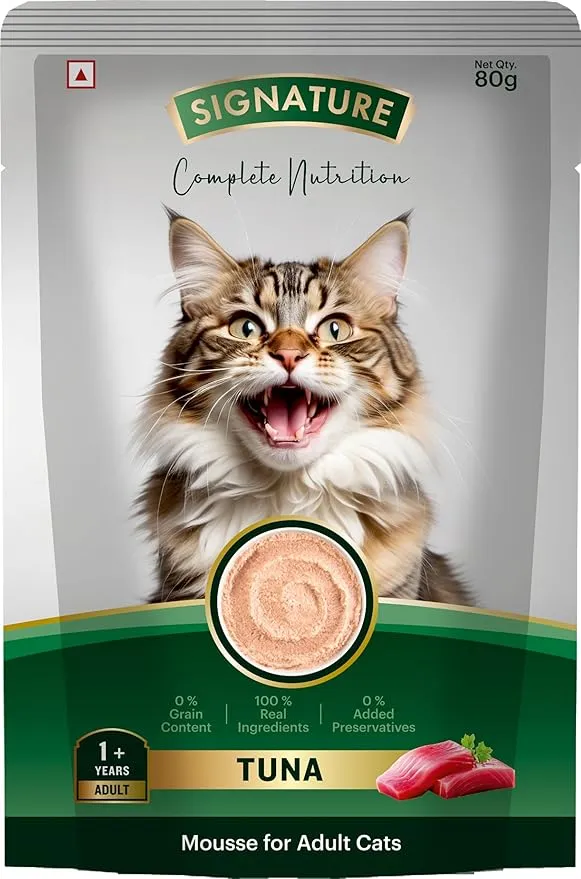 Signature Adult Cat Mousse Tuna Wet Food