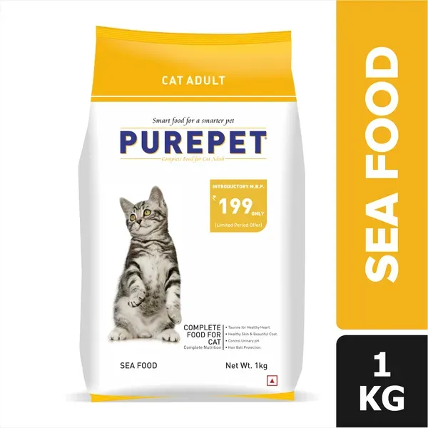 Purepet Sea Adult Cat Dry Food view 1