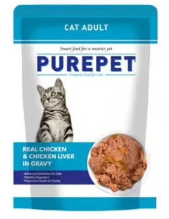 Purepet Chicken Liver Gravy Cat Dog Treats view 1
