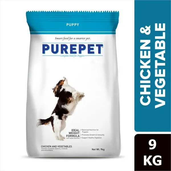 Purepet Chicken Vegetable Puppy Dog Dry Food view 1