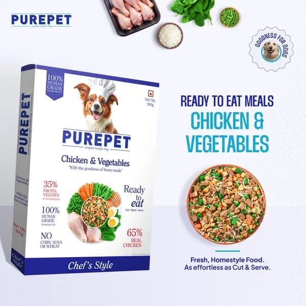 Purepet Chicken Vegetable Biryani Dogs Dog Treats view 2