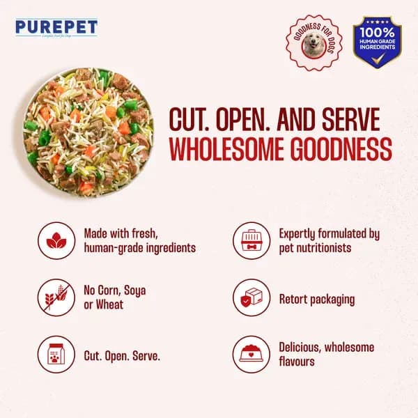 Purepet Mutton Biryani Dogs Dog Treats view 3