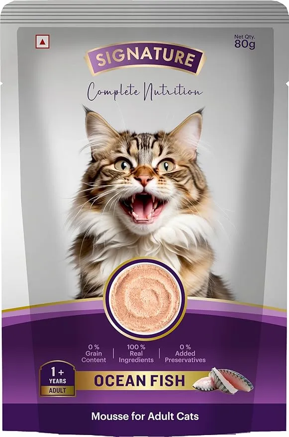 Signature Adult Cat Mousse Ocean Fish Wet Food