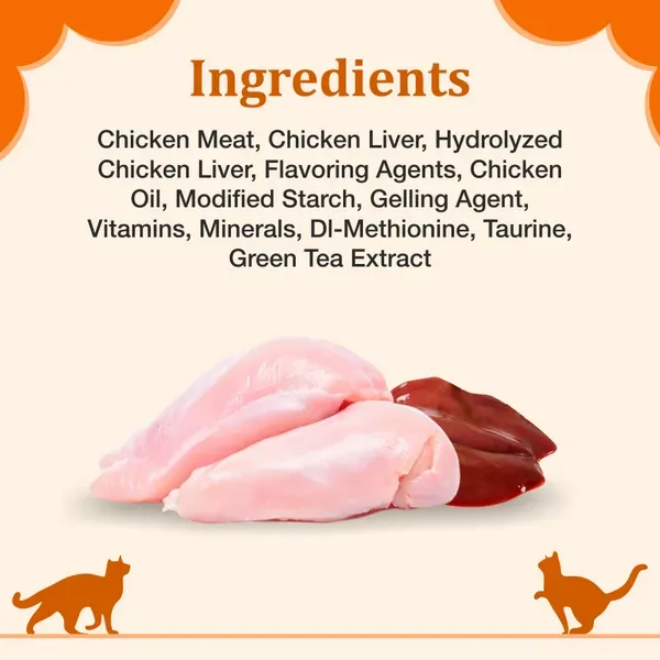 Purepet Chicken Lickable Creamy Cats Cat Treats view 2