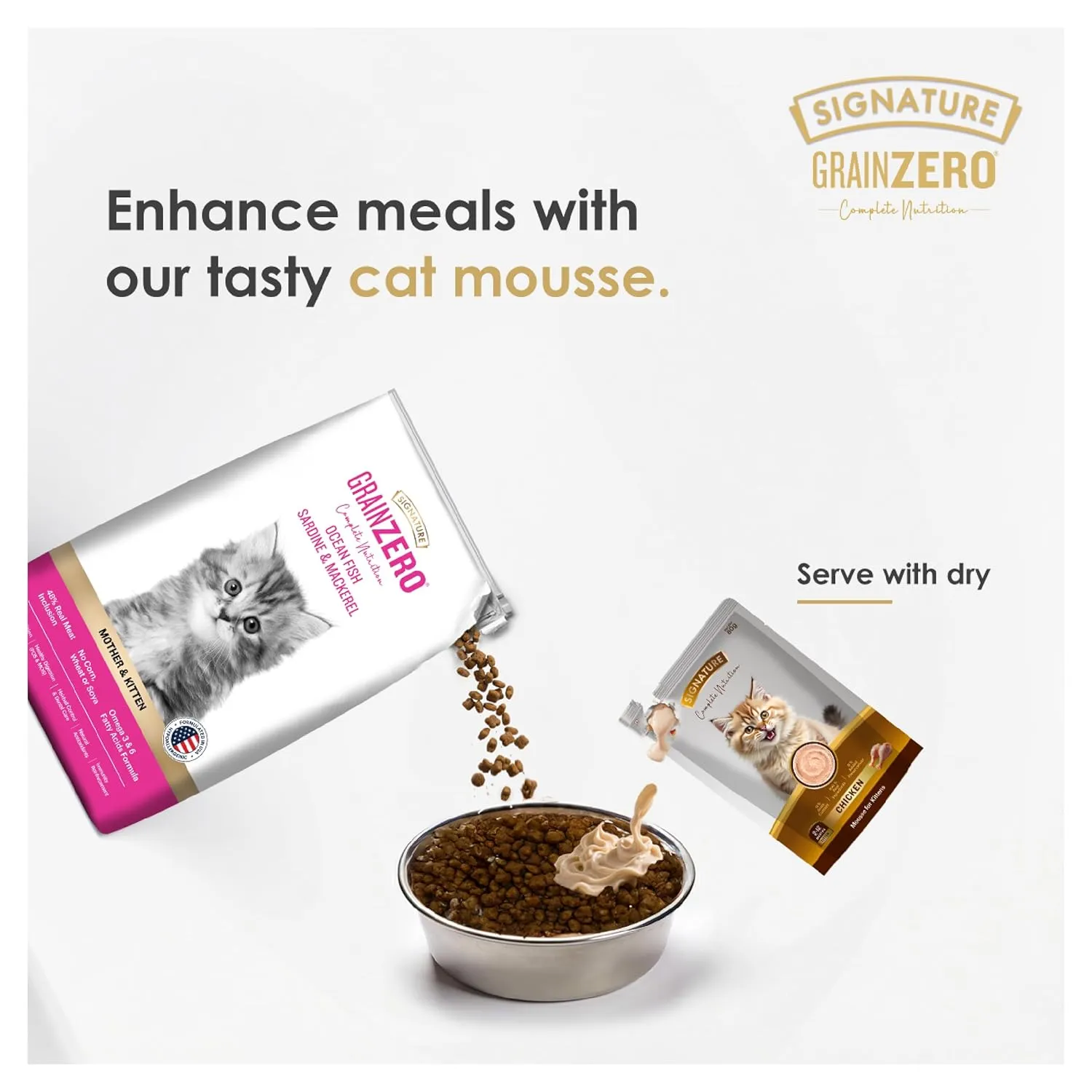Signature Kitten Cat Mousse Chicken Wet Food view 3