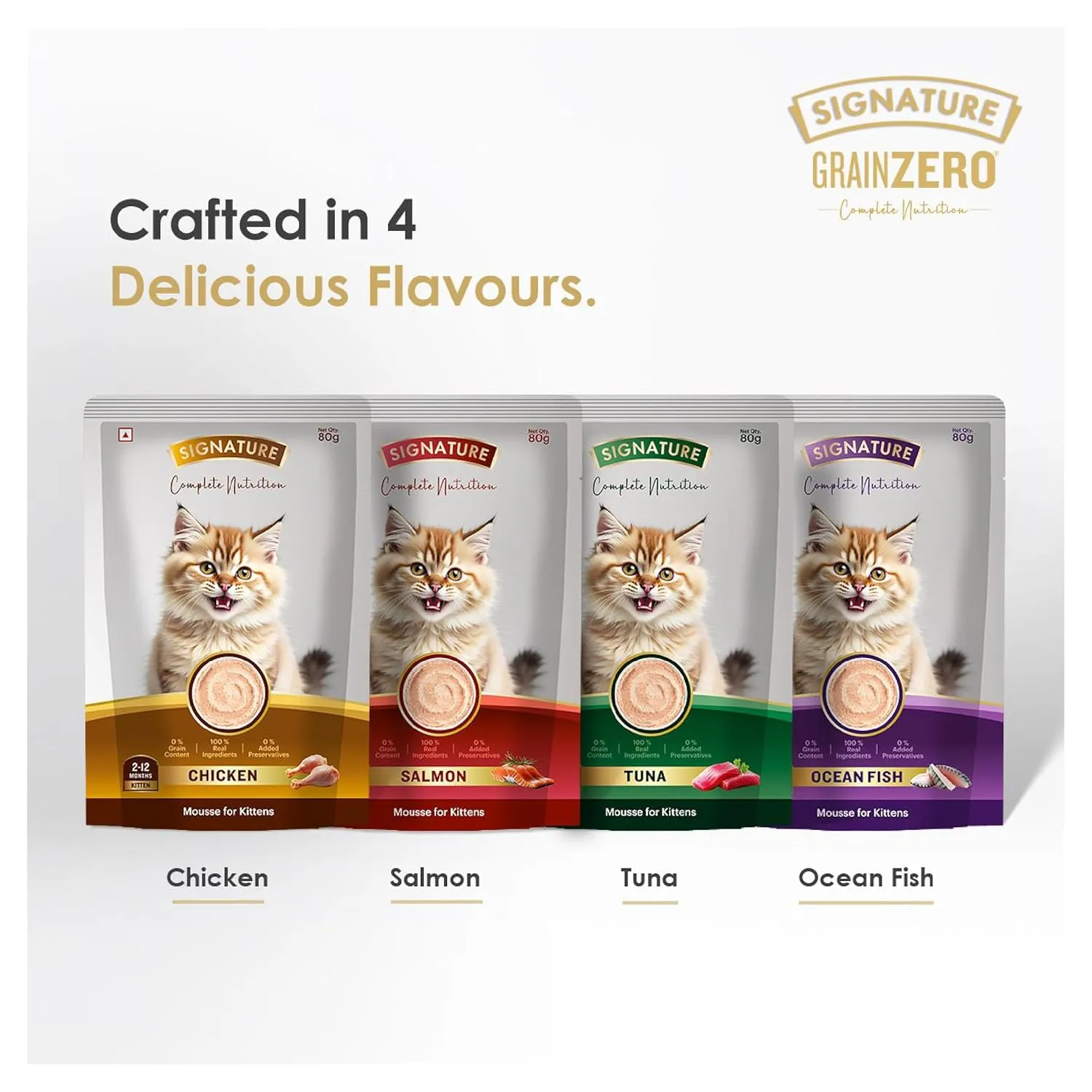 Signature Kitten Cat Mousse Salmon Wet Food view 3