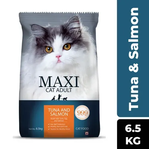 Maxi Adult Tuna Salmon Adult Cat Dry Food view 4