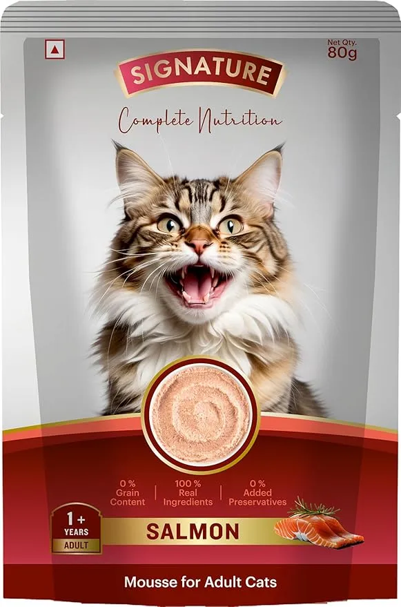 Signature Adult Cat Mousse Salmon Wet Food