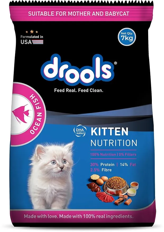 Drools Kitten Ocean Fish Dry Cat Food view 1