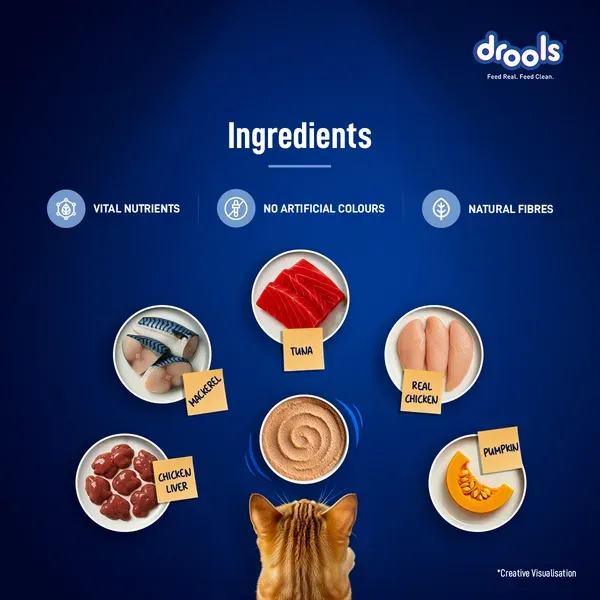 Drools Ocean Fish Mousse Adult Cat Wet Food view 3