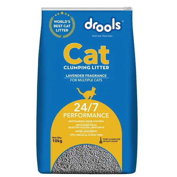 Drools Lavender Scented Clumping Cat Litter view 1