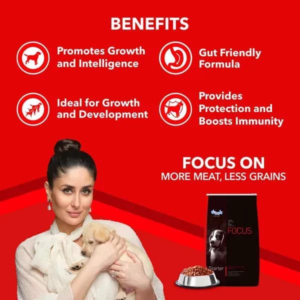 Drools Focus Super Starter Dog Corn Wheat Dry Food view 3