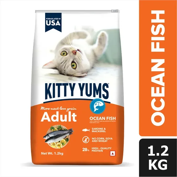 Kitty Yums Ocean Fish Adult Cat Dry Food