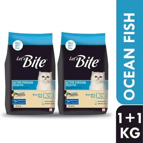 Let S Bite Active Persian Ocean Fish Cat Dry Food