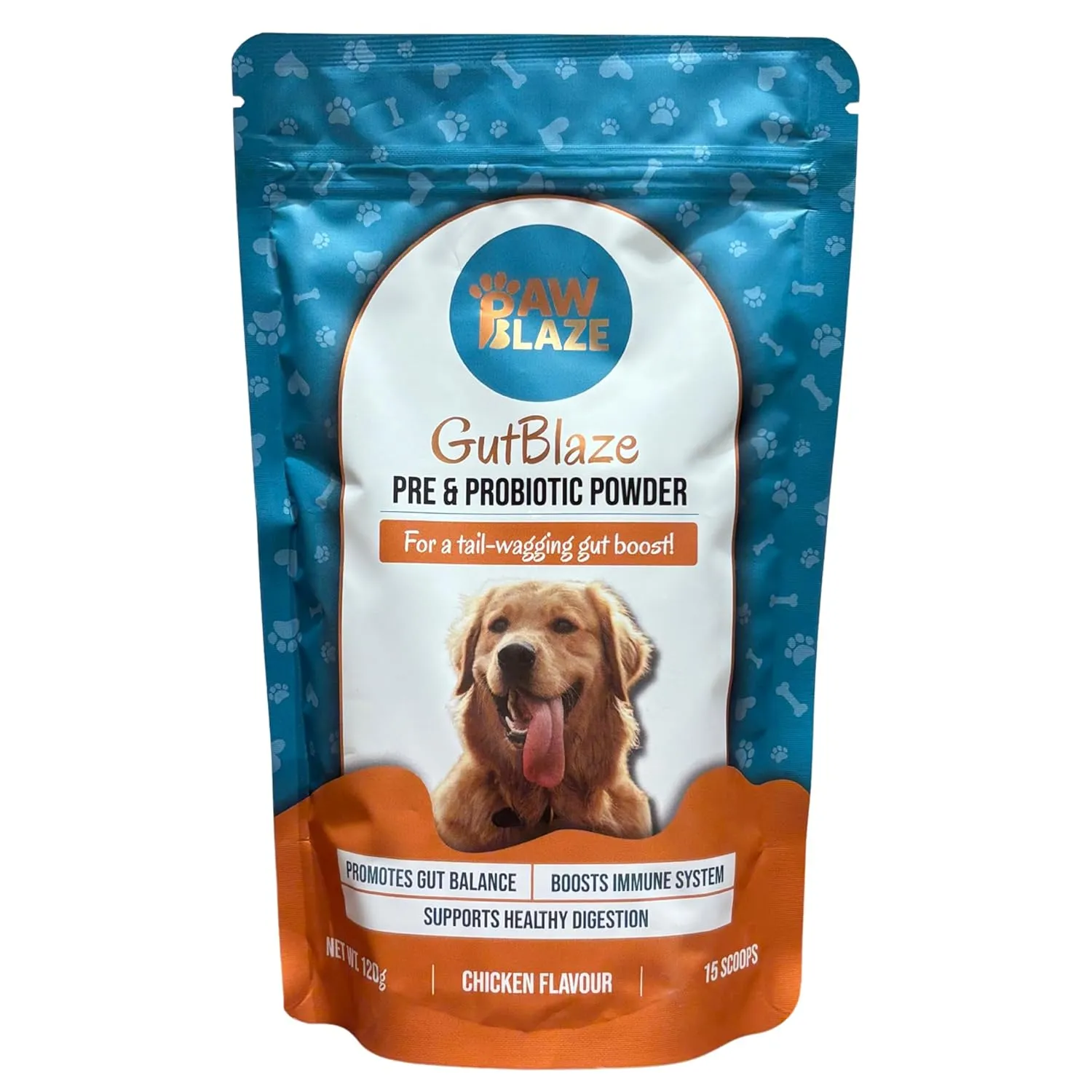 Paw Blaze Gutblaze Pre Probiotic Powder Dogs Supplement view 1
