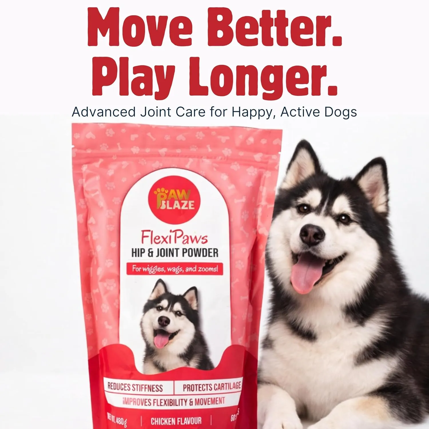 Pawblaze Flexipaws Hip Joint Powder Supplement view 3
