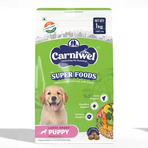 Carniwel Superfoods Veg Kibble Large Puppy Dog Dry Food view 1