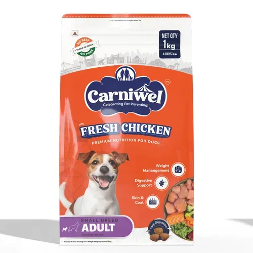 Carniwel Chicken Kibble Small Adult Dog Dry Food view 1