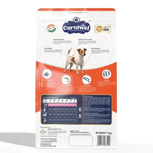 Carniwel Chicken Kibble Small Adult Dog Dry Food view 2