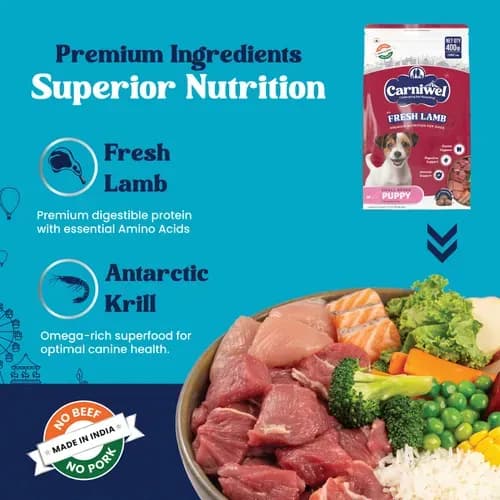 Carniwel Lamb Small Puppy Dog Dry Food view 2