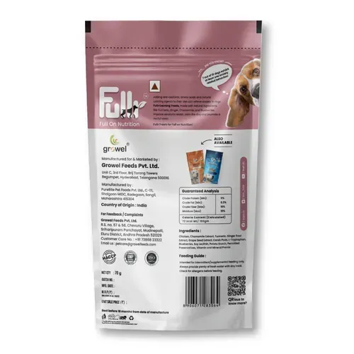 Fullr Anxiety Relief Calming Cold Pressed Dog Treats view 2