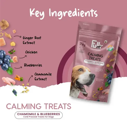 Fullr Anxiety Relief Calming Cold Pressed Dog Treats view 4