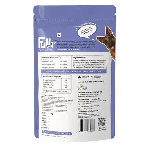 Fullr Mobility Chewy Stick Dog Treats view 2