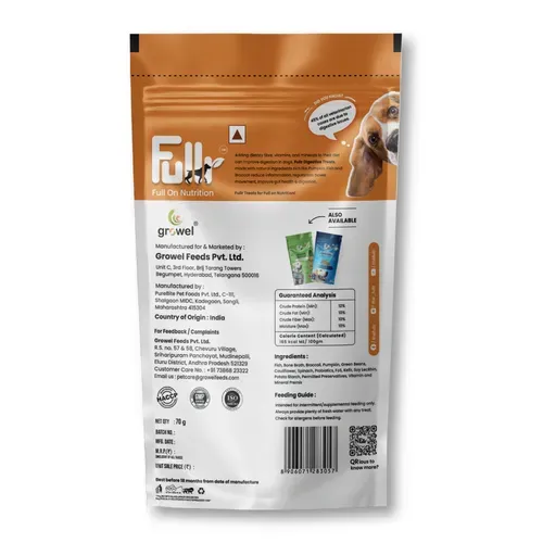 Fullr Digestive Cold Pressed Dog Treats view 2