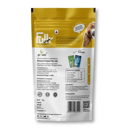 Fullr Skin Coat Cold Pressed Dog Treats view 2
