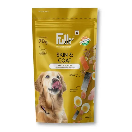 Fullr Skin Coat Cold Pressed Dog Treats view 1
