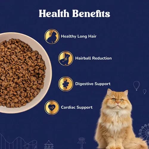 Carniwel Natural Nutrition for Skin, Digestion & Hairball Control Persian Adult Cat Dry Food view 3