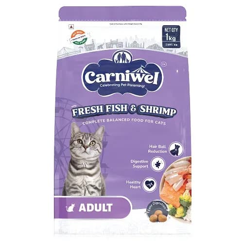 Carniwel Fish Shrimp Adult Cat Dry Food view 1
