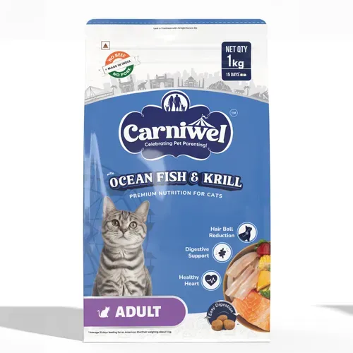 Carniwel Ocean Fish Krill Adult Cat Dry Food view 1