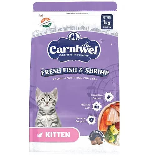 Carniwel Fish Shrimp Kitten Cat Dry Food view 1
