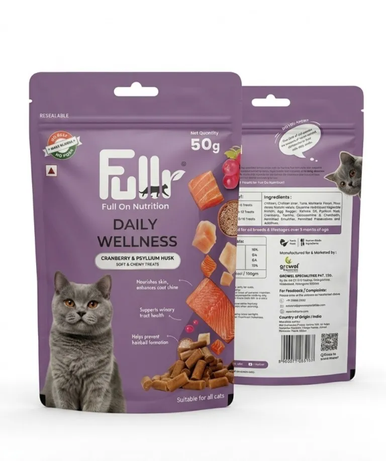 Carniwel Fullr Wellness Cranberry Psyllium Husk Dog Treats view 1