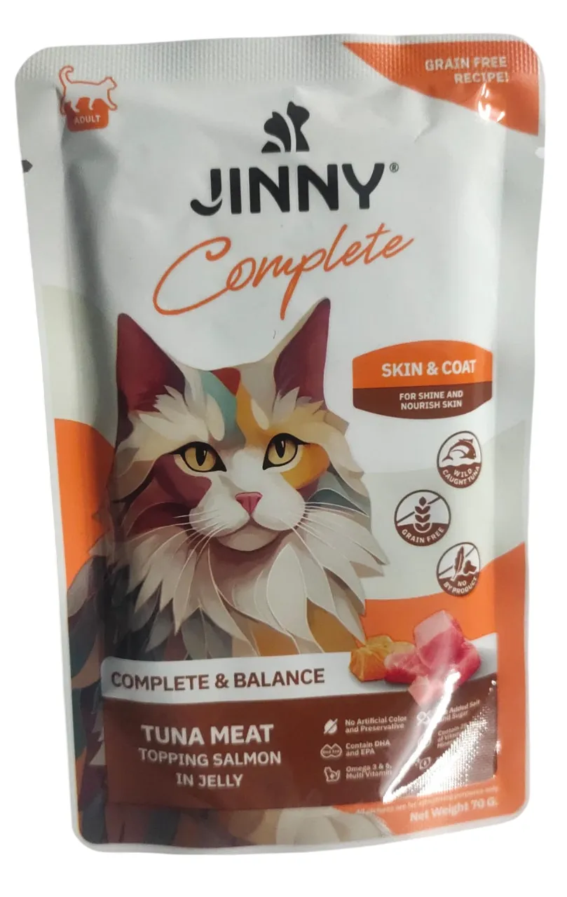 Jinny Tuna Meat Salmon Jelly Wet Food