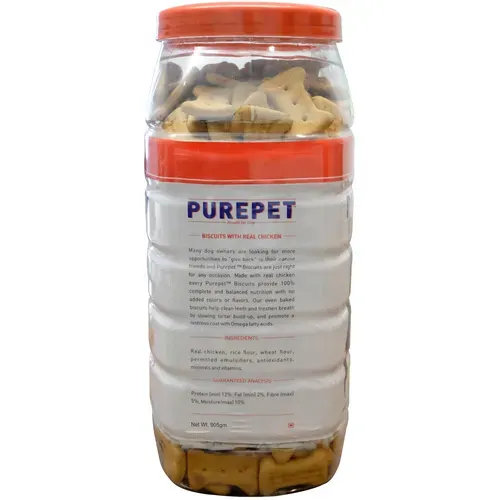 Purepet Chicken Biscuit Dog Treats view 2