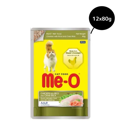 Me O Chicken Rice Crab Stick Adult Cat Dog Treats view 2