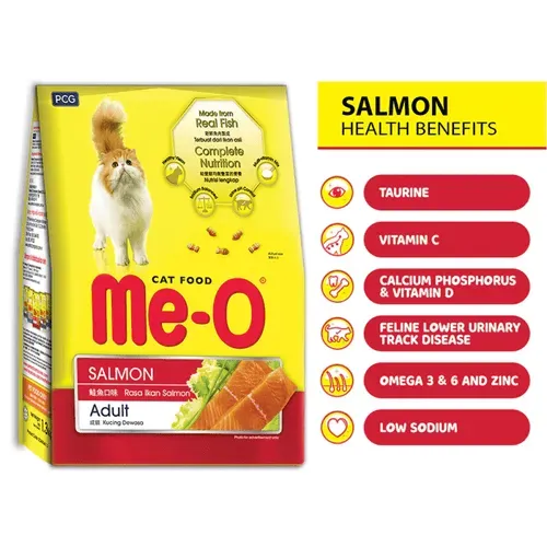 Me O Salmon Adult Cat Dry Food view 3