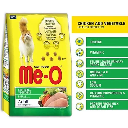 Me O Chicken Vegetables Adult Cat Dry Food view 3